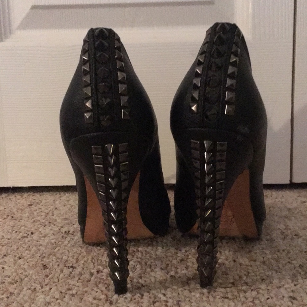 BCBG Studded Black 4 Inch Heels